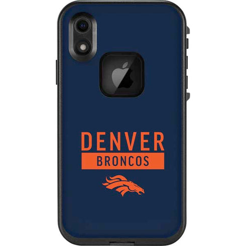 NFL Denver Broncos Blue Performance Series LifeProof Fre iPhone Skin