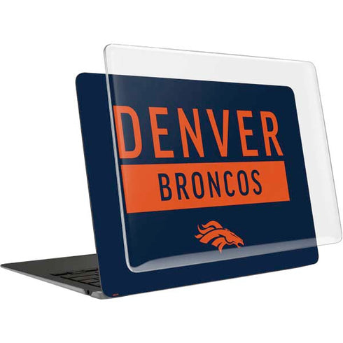 NFL Denver Broncos Blue Performance Series MacBook Air 13in (2020) Case plus Skin