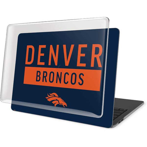 NFL Denver Broncos Blue Performance Series MacBook Pro 13in (2020) Case plus Skin