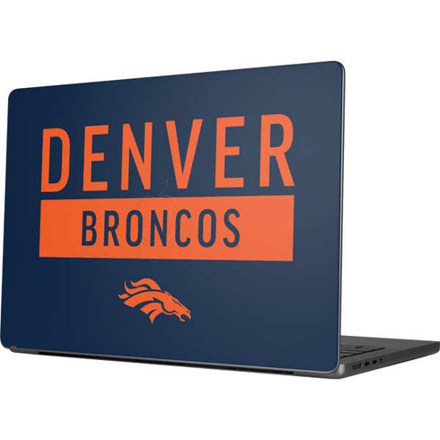 NFL Denver Broncos Blue Performance Series MacBook Pro 14in (2021-24) Skin