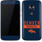 NFL Denver Broncos Blue Performance Series Moto E5 Play Skin