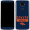 NFL Denver Broncos Blue Performance Series Moto E5 Plus Skin