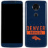 NFL Denver Broncos Blue Performance Series Moto E5 Plus Skin