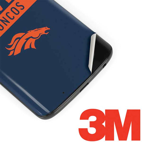NFL Denver Broncos Blue Performance Series Moto G6 Skin