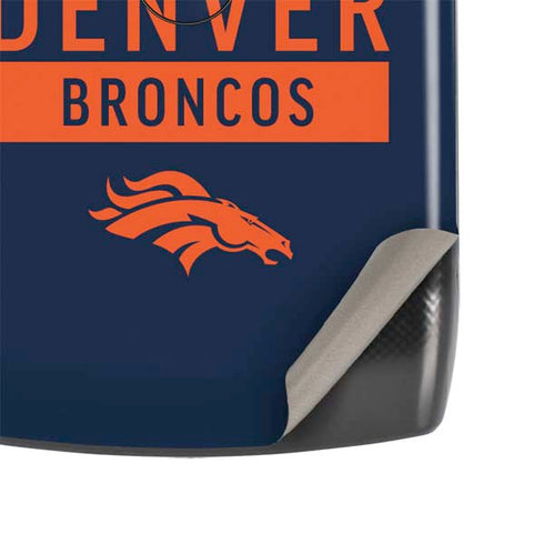 NFL Denver Broncos Blue Performance Series Motorola RAZR Skin