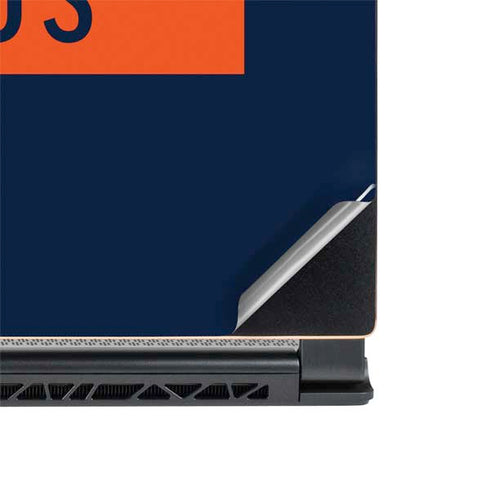NFL Denver Broncos Blue Performance Series MSI GS65 Stealth Laptop Skin
