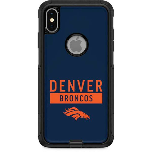NFL Denver Broncos Blue Performance Series Otterbox Commuter iPhone Skin