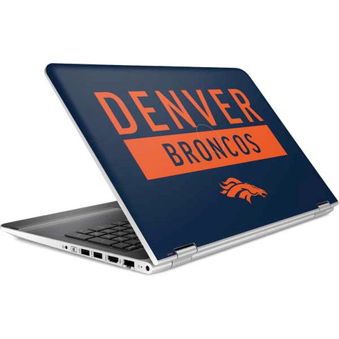 NFL Denver Broncos Blue Performance Series HP Pavilion Skin