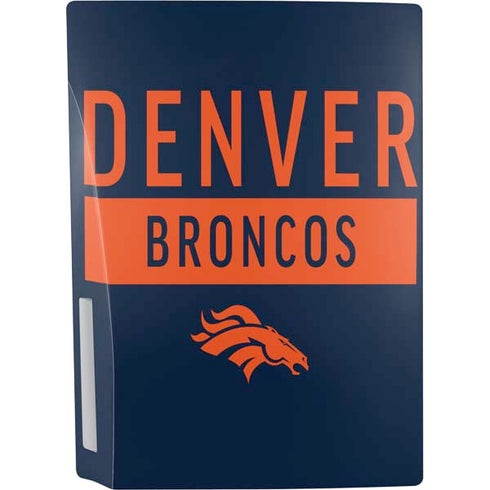 NFL Denver Broncos Blue Performance Series PS5 Console Skin