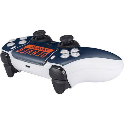 NFL Denver Broncos Blue Performance Series PS5 Controller Skin