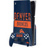 NFL Denver Broncos Blue Performance Series PS5 Slim Disk Bundle Skin