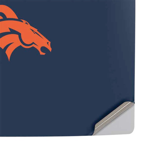 NFL Denver Broncos Blue Performance Series PS5 Slim Disk Console Skin