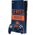 NFL Denver Broncos Blue Performance Series PS5 Slim Digital Edition Console Skin