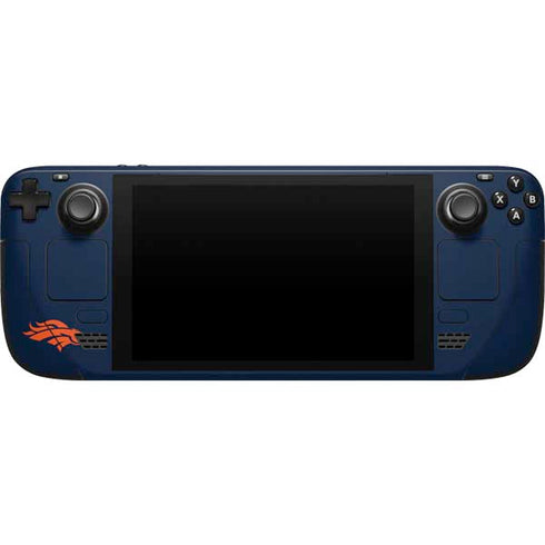 NFL Denver Broncos Blue Performance Series Steam Deck Handheld Gaming Computer Skin