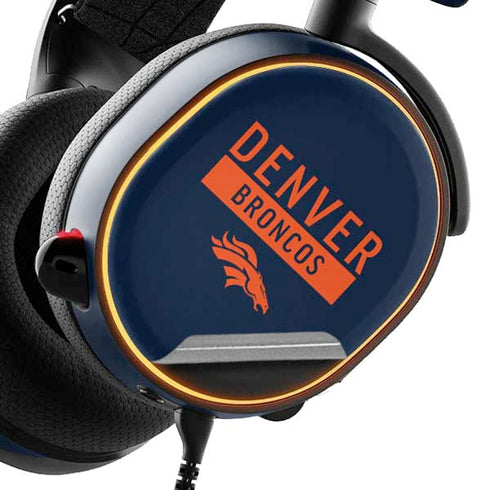 NFL Denver Broncos Blue Performance Series SteelSeries Arctis 3 Skin