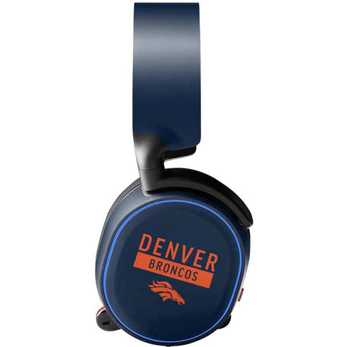 NFL Denver Broncos Blue Performance Series SteelSeries Arctis 5 Skin