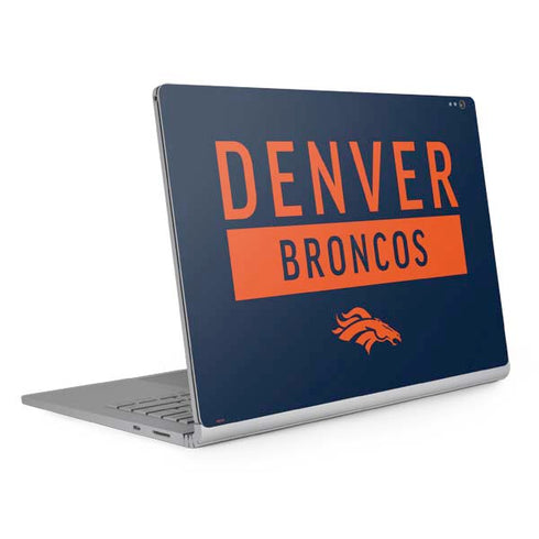 NFL Denver Broncos Blue Performance Series Surface Book 2 13.5in Skin