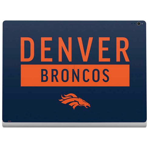 NFL Denver Broncos Blue Performance Series Surface Book 2 15in Skin