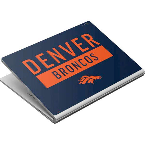 NFL Denver Broncos Blue Performance Series Surface Book Skin