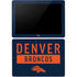 NFL Denver Broncos Blue Performance Series Surface Go Skin
