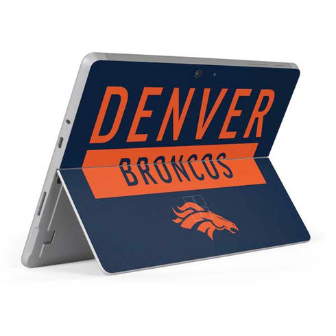 NFL Denver Broncos Blue Performance Series Surface Go Skin