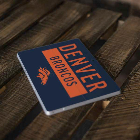 NFL Denver Broncos Blue Performance Series Surface Go Skin