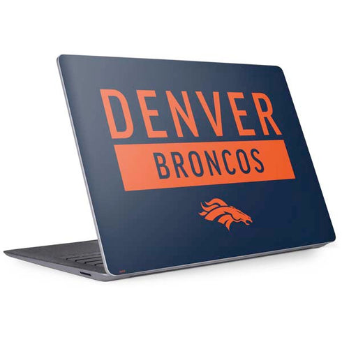 NFL Denver Broncos Blue Performance Series Surface Laptop 3 13.5in Skin