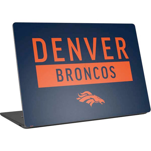 NFL Denver Broncos Blue Performance Series Surface Laptop 4 15in Skin