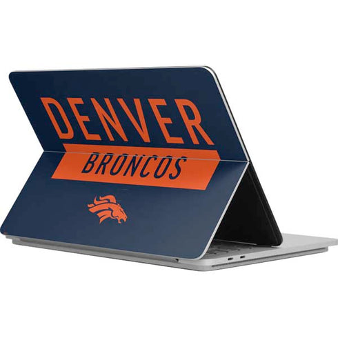 NFL Denver Broncos Blue Performance Series Surface Laptop Studio Skin