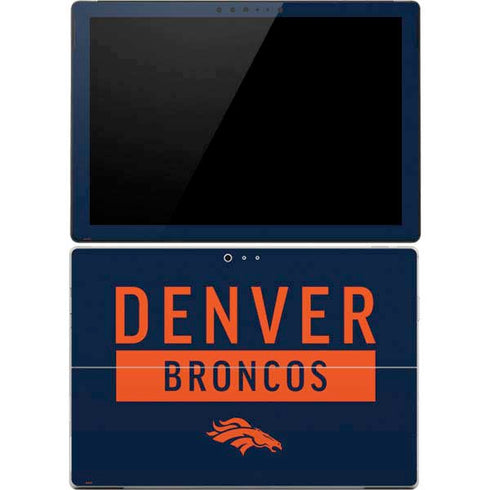 NFL Denver Broncos Blue Performance Series Surface Pro 4 Skin