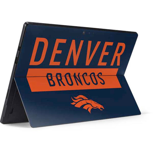 NFL Denver Broncos Blue Performance Series Surface Pro 6 Skin