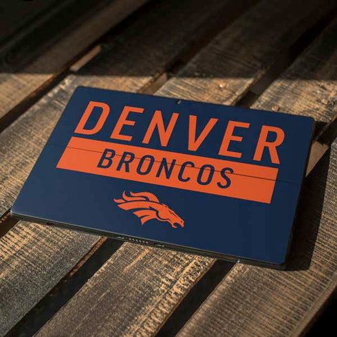 NFL Denver Broncos Blue Performance Series Surface Pro 7 Skin