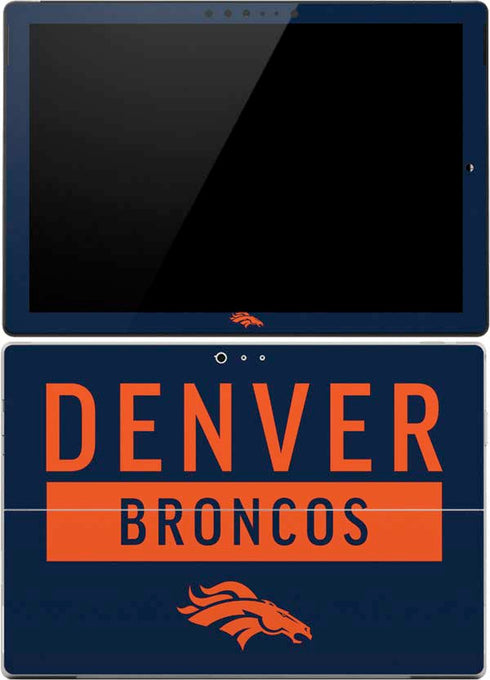 NFL Denver Broncos Blue Performance Series Surface Pro (2017) Skin