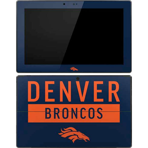 NFL Denver Broncos Blue Performance Series Surface Pro Tablet Skin