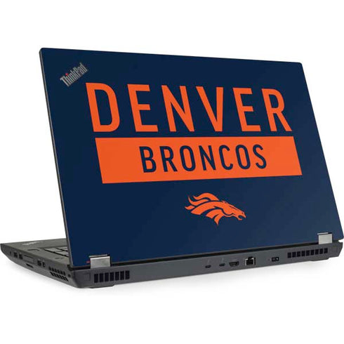 NFL Denver Broncos Blue Performance Series Lenovo ThinkPad Skin