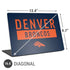 NFL Denver Broncos Blue Performance Series Universal Laptop 16.6in (13.4 x 9.7in) Skin