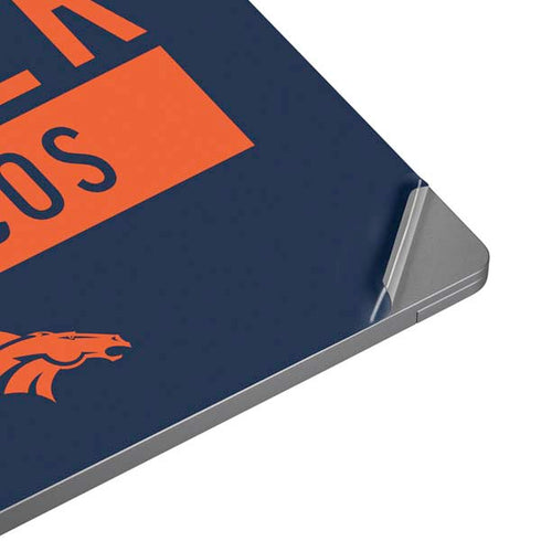 NFL Denver Broncos Blue Performance Series Universal Laptop 18in (14.6 x 10.6in) Skin