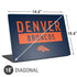 NFL Denver Broncos Blue Performance Series Universal Laptop 18in (14.6 x 10.6in) Skin