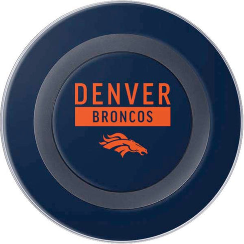 NFL Denver Broncos Blue Performance Series Wireless Charger Skin