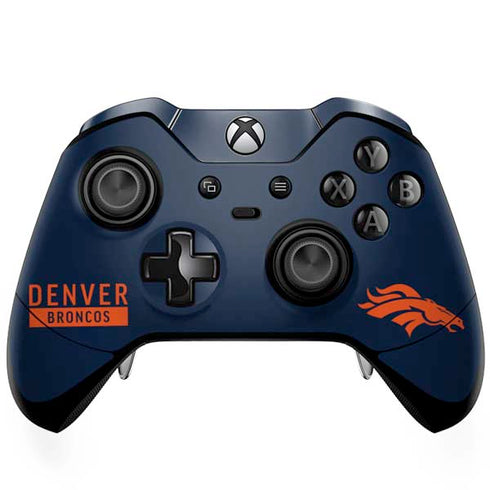 NFL Denver Broncos Blue Performance Series Xbox One Elite Controller Skin
