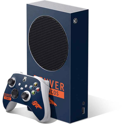 NFL Denver Broncos Blue Performance Series Xbox Series S Bundle Skin