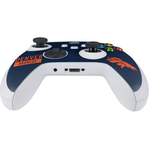 NFL Denver Broncos Blue Performance Series Xbox Series S Controller Skin