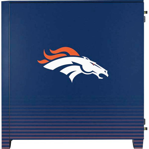 NFL Denver Broncos Breakaway Corsair 4000D Tempered Glass Mid-Tower ATX Case Skin