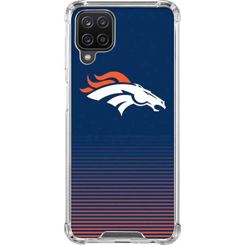 NFL Denver Broncos Breakaway Galaxy A12 Clear Case
