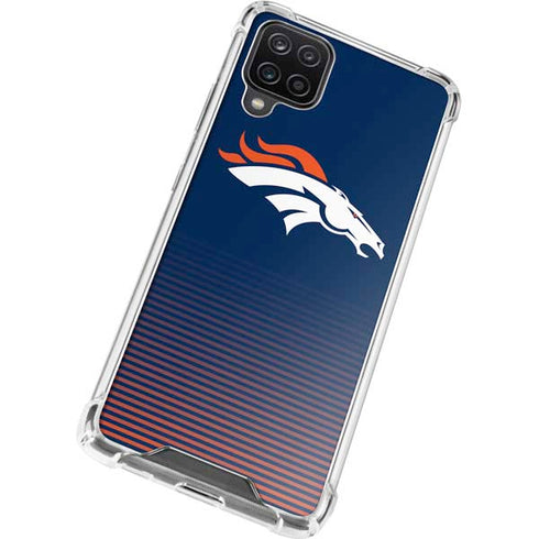 NFL Denver Broncos Breakaway Galaxy A12 Clear Case