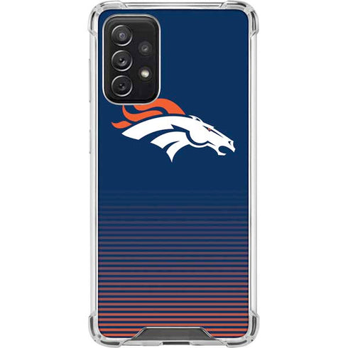 NFL Denver Broncos Breakaway Galaxy A72 5G Clear Case