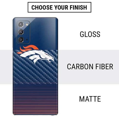 NFL Denver Broncos Breakaway Galaxy Note20 5G Skin