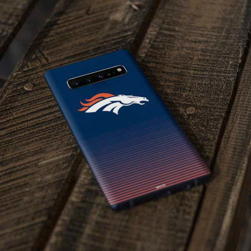 NFL Denver Broncos Breakaway Galaxy S10 Plus Skin