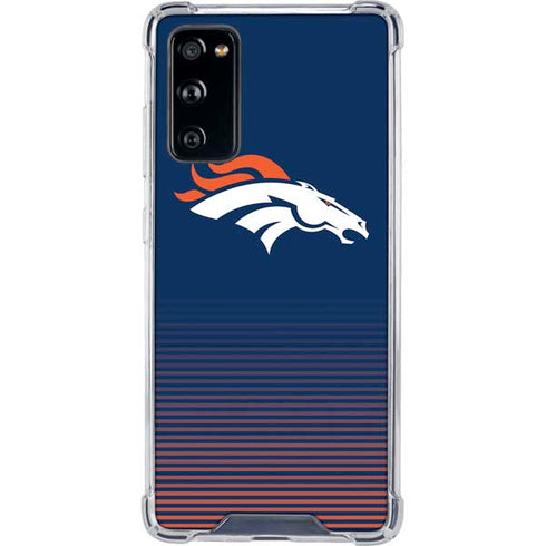 NFL Denver Broncos Breakaway Galaxy S20 FE Clear Case