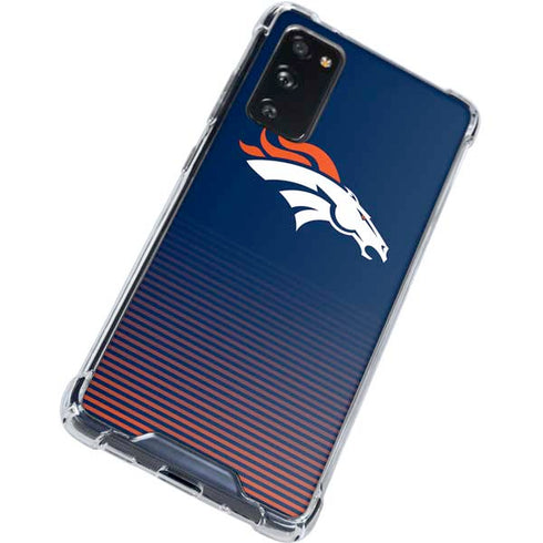 NFL Denver Broncos Breakaway Galaxy S20 FE Clear Case